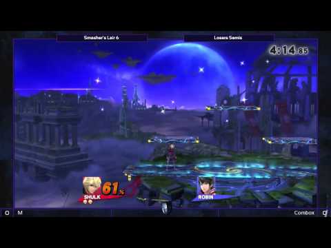 [SL6] Losers Semis - M (Shulk, Fox) vs Combox (Robin, Sheik) - SSB4 Singles