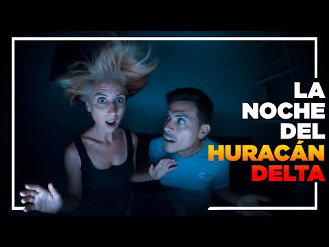 🌪️ This is how we experienced the night Hurricane Delta passed through Cancun 🌙