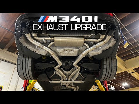 Valvetronic Designs M340i Exhaust + Downpipe Sound Demonstration