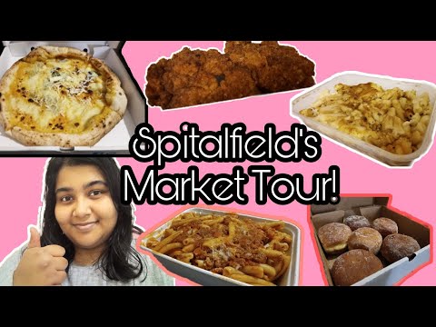 Old Spitalfield's Market Food Tour 2022! #pizza #pasta #foodvlog #spitalfieldsmarket #foodtour