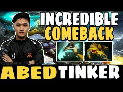 ABED TINKER-INCREDIBLE COMEBACK VS MINESKI- DOTA2