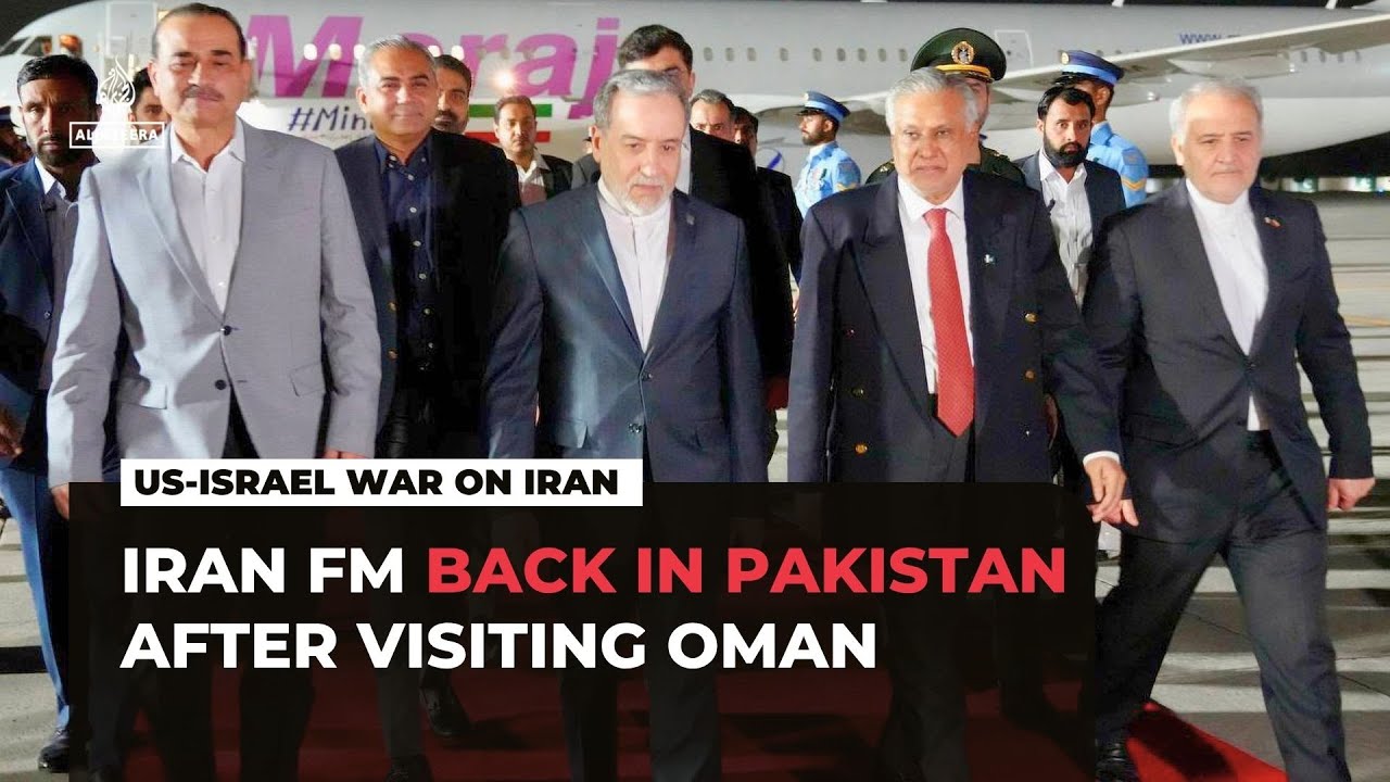 Iran’s FM Araghchi back in Pakistani capital Islamabad after visiting Oman