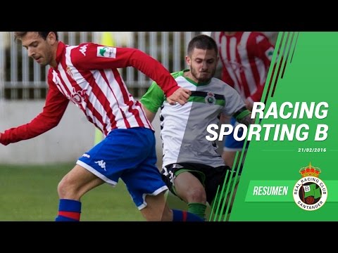 Resumen Racing Sporting B 21 febrero 2016