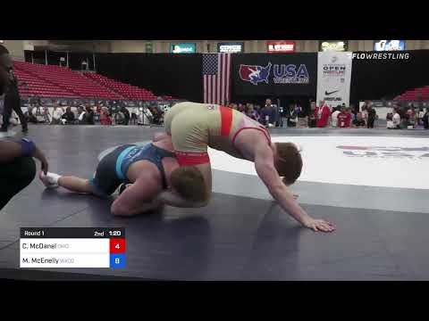 92 Kg Round 1 - Camden McDanel, Ohio Vs Max McEnelly, Waconia Wrestling Club 155a