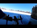 ICE RIDING THE CHARLES RIVER ON THE ROAD BIKE