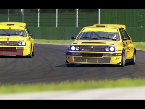 Battle Lancia Delta HillClimb Racing at Imola