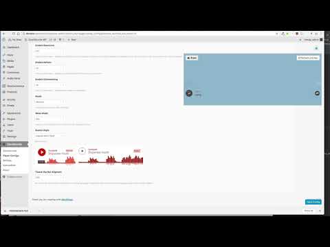 ZoomSounds, Codecanyon - Live preview in player configuration