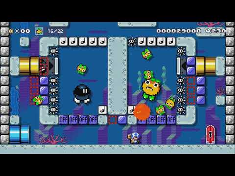 Underwater Goombud Game by Emmybelle - Super Mario Maker 2 - No Commentary 1bx
