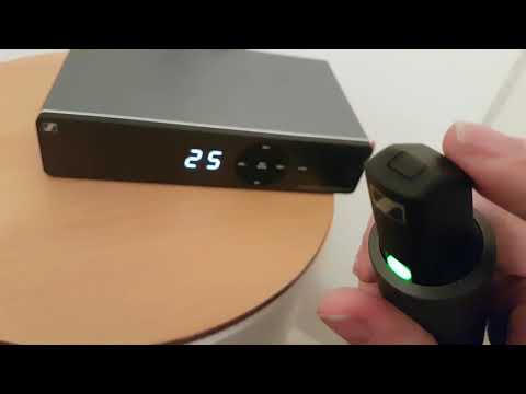 how to sync channels on sennheiser xs wireless microphones