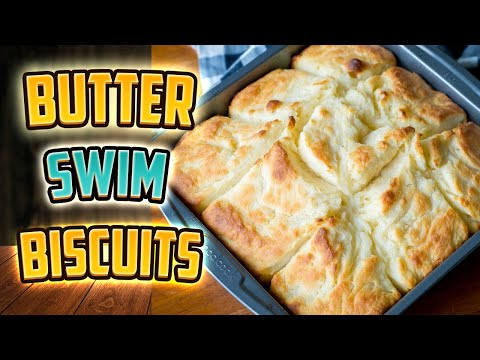 How To Make BUTTER Swim Biscuits | Easy Butter Swim Biscuits Recipe