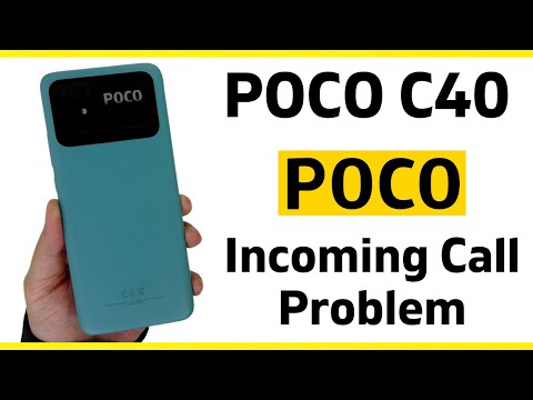 POCO C40 Incoming Call Problem Fix || incoming call not showing problem Fix (220333QPG)