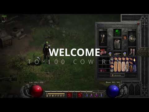 Diablo 2: Resurrected 100 cow run javazon