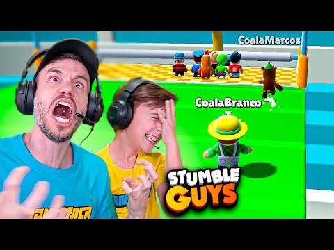 PASSANDO NERVOSO NO STUMBE GUYS - Brancoala Games