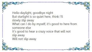 John Cale - Slip Away A Warning Lyrics