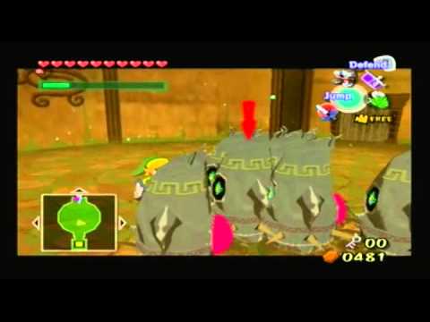Lets Play The Legend of Zelda Wind Waker episode 53: bubble butt statues