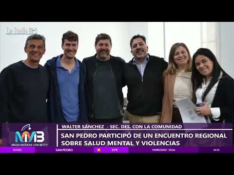 San Pedro presente en el encuentro regional sobre salud mental