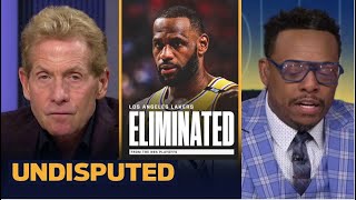 UNDISPUTED | Skip Bayless reacts LeBron's 30 Pts not enough as Lakers eliminated by Nuggets in Gm 5