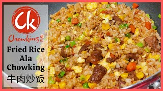 How to cook Chao Fan Chowking Style | Fried Rice | 牛肉炒饭