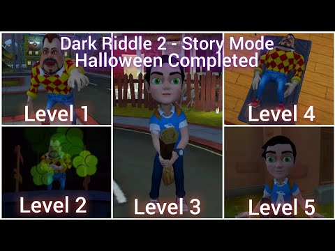 Dark Riddle 2 - Story Mode - New Update - Halloween Levels Completed - Full Gameplay Walkthrough #3