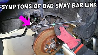 SYMPTOMS OF BAD SWAY BAR LINK on Kia Optima, SIGNS OF BAD SWAY BAR LINK