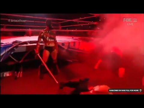 the Demon Finn Balor attacks Roman Reigns and the usos wwe smackdown September 24 ,2021