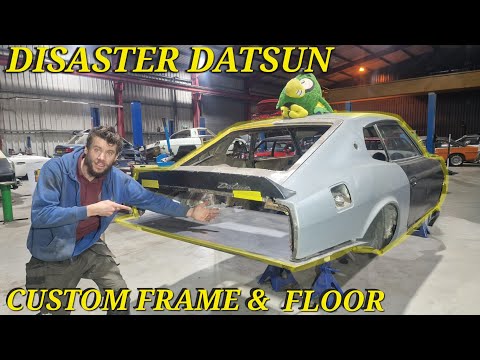 Custom Chassis & Floor Fabrication On The Disaster Datsun 260z