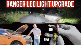 Easily Install Upgraded H11 LED Headlight bulbs in the Ford Ranger