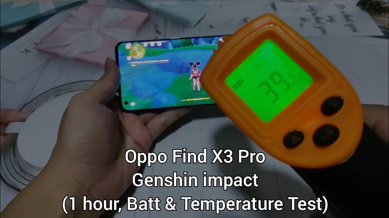 Oppo Find X3 Pro Genshin Impact Test (1 hour test, battery test, temperature test)