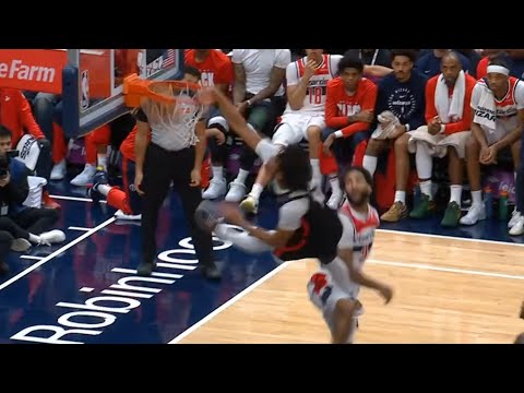Shaedon Sharpe INSANE Dunk Of The Year on the Wizards 🤯
