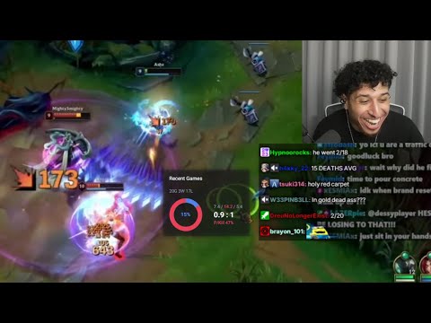humzh live hate watches projectashena (his student) while he's on a 20 games losing streak