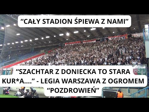 SZACHTAR - LEGIA | KIBICE LEGII Z OGROMEM "POZDROWIEŃ" DLA SĄSIADÓW