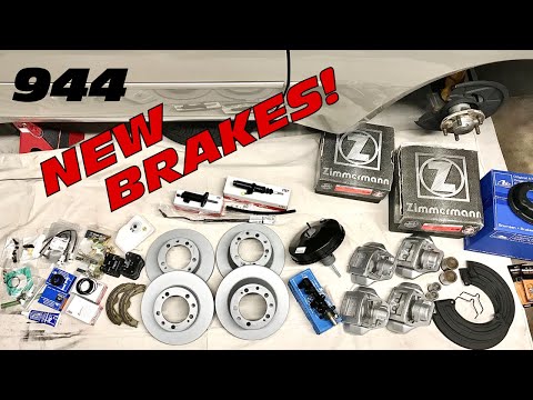 Porsche 944 – Complete Brake System Replacement / Restoration (pads, rotors, lines, booster, master)