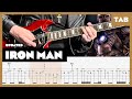 Black Sabbath Iron Man Guitar Tab Lesson Cover Tutorial Remake