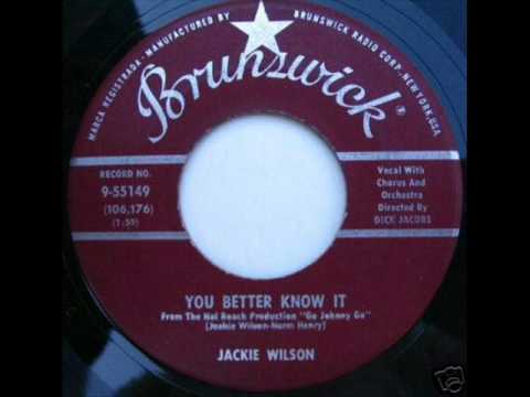 JACKIE WILSON   You Better Know It   SEP '59