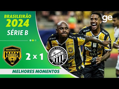 Gols e lances de Amazonas x Operário