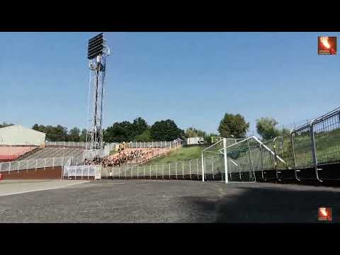 "chodźcie śmiało, jest nas mało"  - gorąca atmosfera na meczu GKS Jastrzębie - Sandecja Nowy Sącz