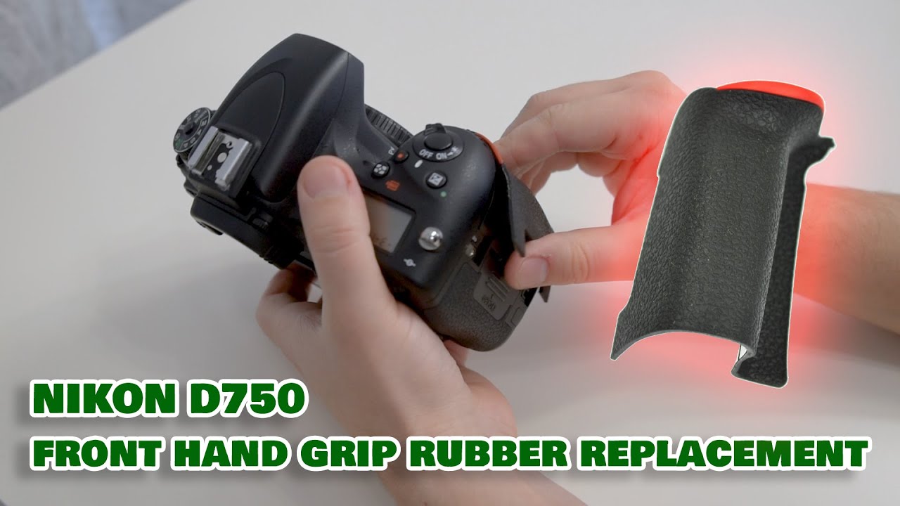 NIKON D750 Front Hand Grip Rubber Replacement