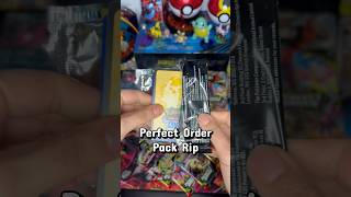 HIT OR MISS? Perfect Order Pack Rip🤩💯 #pokemon #pokemonperfectorder #pokemonpackopening