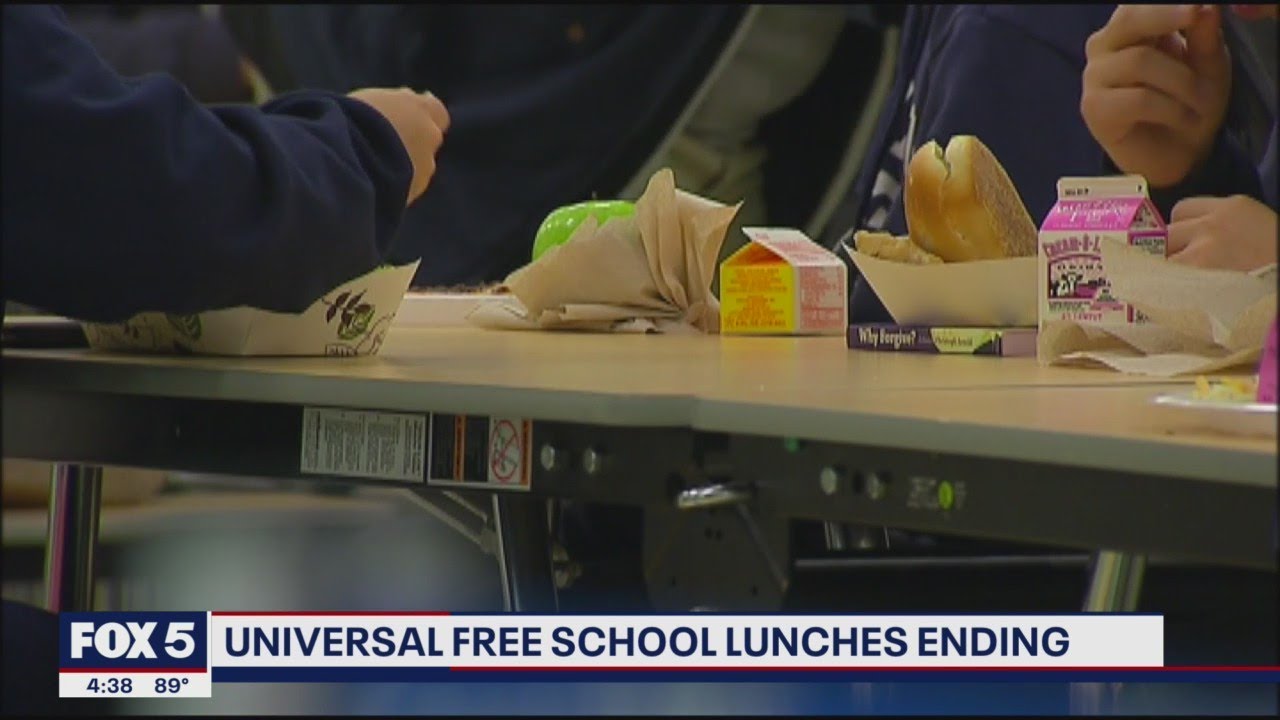 Universal free school lunches ending in DMV schools | FOX 5 DC