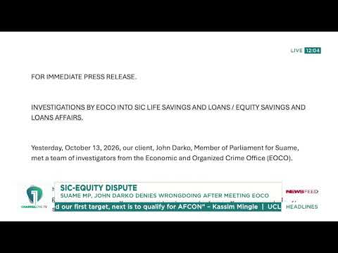 Suame MP John Darko Denies Role in Alleged GH¢27m SIC Loss