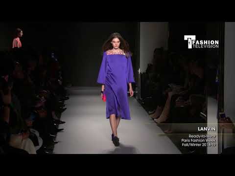 LANVIN Paris Fashion Week Fall/Winter 2018-19