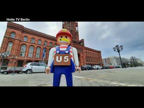 Eröffnung der neuen U-Bahn U 5 am Roten Rathaus