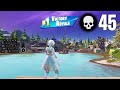 45 Elimination Solo Vs Squads Win Full Gameplay Season 3 Fortnite PC Keyboard