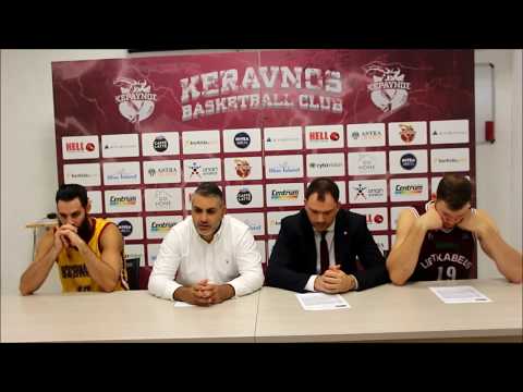 Keravnos CYP Vs Lietkabelis LTU Press Conference