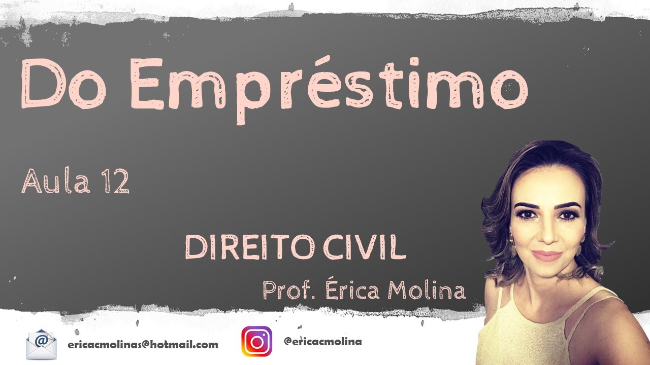 AULA 12 - DO EMPRÉSTIMO