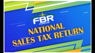 FBR Demonstration for How to File Sales Tax Return on IRIS. Single Portal Return