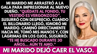 Mi marido me escondió en la gala. El CEO me encontró y dijo: “Te he buscado por 30 años… aún te amo”