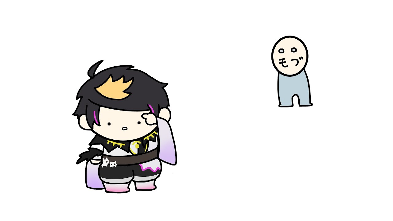 【手描き切り抜き】Speaking with his eyebrows【闇ノシュウ】