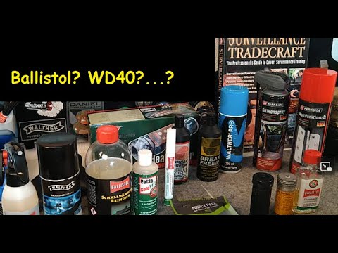 Meine Reinigungsmittel für Schusswaffen - Vom Ballistol Waffenöl bis hin zu WD40