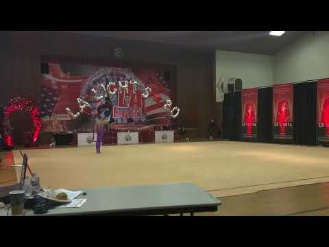 Melaniia Tur UKR - Ribbon - Level 10 Junior 2005 - LA Lights 2020